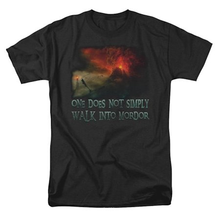 Sagan om ringen går i Mordor T-shirt