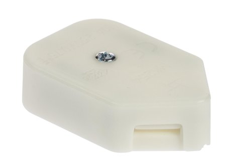 Nordic Quality Koblingsboks for flate ledninger, 2 til 1, hvit