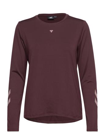 Hmltaylor T-Shirt L/S Burgundy Hummel