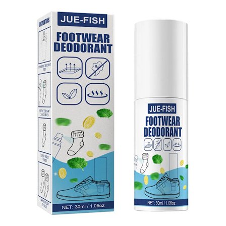 30ml skodeodorantspray sneakers luktfrisker sokker luktnøytraliserende antiperspirant for fotpleieverktøy~00652