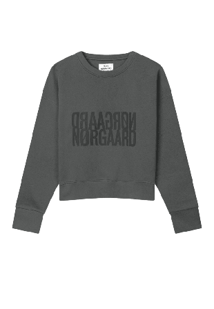 Mads Nørgaard Original Sweat Tilvina Sweatshirt Hoodies & sweatshirts Dam Grå M