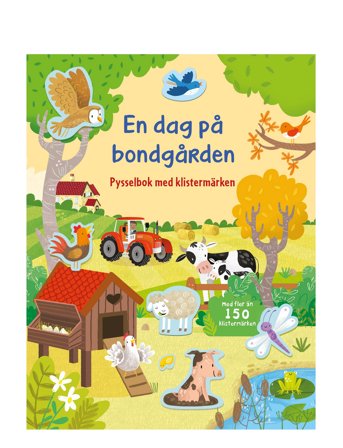 TUKAN | En Dag På Bondgården: Pysselbok Med Klistermärken | SWEDISH