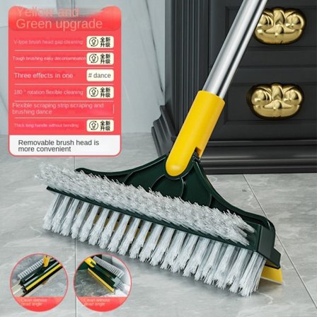 Gulvskurebørste Husholdningsrengjøringsbørste GRØNN