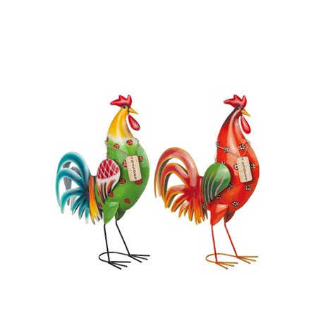 Tupp Holger eller August 40 cm – Färgglad handgjord plåttupp Different Design