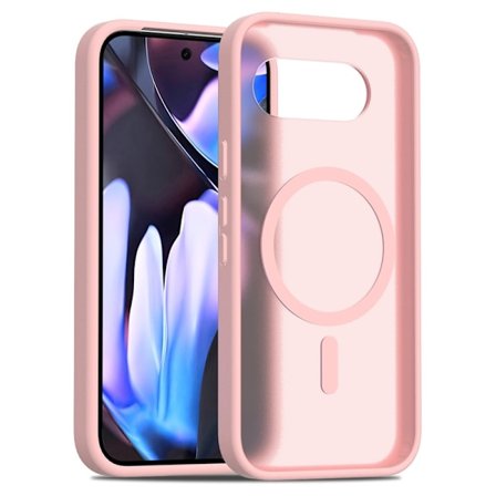 SKALO Google Pixel 9a Skin-touch Hybrid Suojakuori - Pinkki