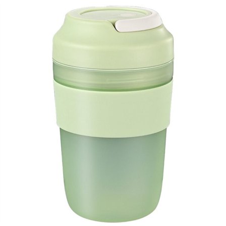 Kannettava sähköinen hedelmämehumaija, USB-hedelmämehumaija, smoothie-sekoitin, minitäyttöinen hedelmäsekoitin, ruokakone, vihreä