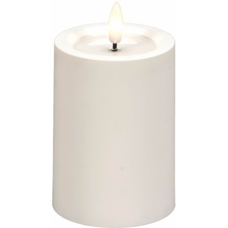 Konstsmide - LED-lys Blockljus vit 10cm Hvit