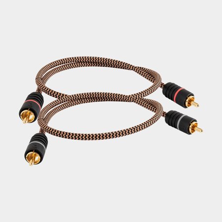 Câble RCA Proson, 0,25 mètre, 2 x RCA (mâle) vers 2 x RCA (mâle)