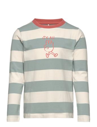 T-Shirt Ls Y/D Patterned Minymo