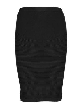 Mlcatja Seamless Tube Skirt Black Mamalicious