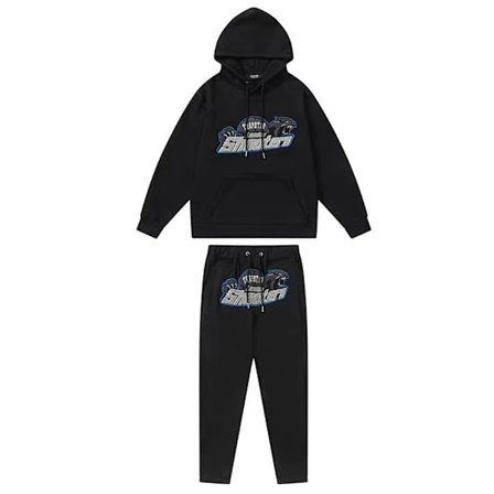 Shooters Hoodie & Byxor Svart Grå 8826-BLACK SET 8826-BLACK SET M