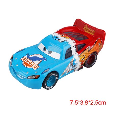 Disney Pixar Cars 2 3 Lightning McQueen Mater Jackson Storm Ramirez 1:55 Diecast Vehicle Metal Alloy Boy Kid Legetøj Julegave
