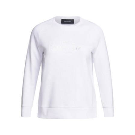 Peak Performance Women's Original Crew Women long-sleeved sweaters White M