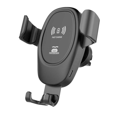 Trådløs biloplader QI med holder til bil – Effektiv opladning på farten