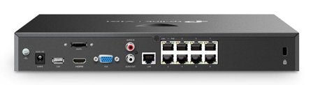 TP-Link VIGI NVR2008H-8MP-2TB Netzwerk-Videorekorder (NVR) Schwarz