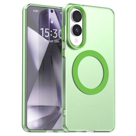 Samsung Galaxy S25 Edge Skal MagSafe Slim Matt Grön