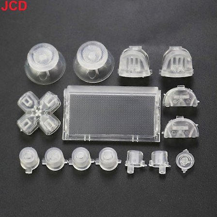 JCD 1 set 18 färger Komplett Set Joysticks D-pad R1 L1 R2 L2 Riktningsknapp AB XY Knappar För PS4 Pro Slim JDS 040 JDM 040 Kontroller