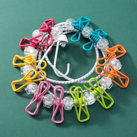 Kätevä pyykkinaru, jossa 12 kaappia, tuulenpitävä matkapyykkinaru