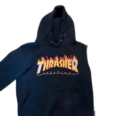 Svart hoodie från Thrasher