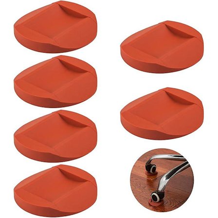 Pcs Anti-slip Gummifødder Pads Til Møbelhjul, Sofa Og Senge, Til Alle Gulvtyper