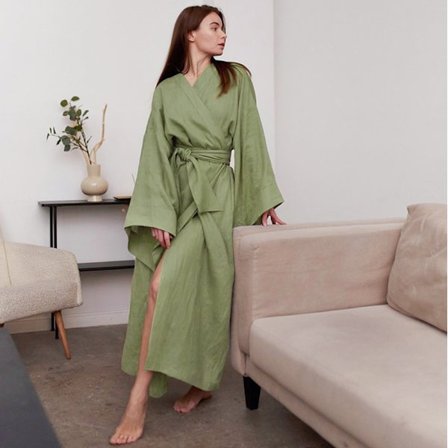 Brudepikekåper Brudekåpe Dame Bryllup Lang Kåpe Badekåpe