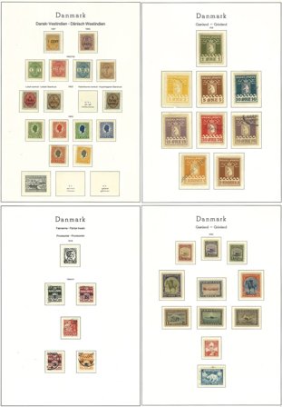 Danmark - God samling i 1 frimærkealbum