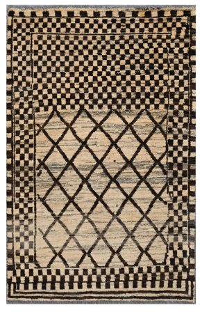 93X145 Tapis Berbère Style Moderne (Laine, Afghanistan) Carpetvista