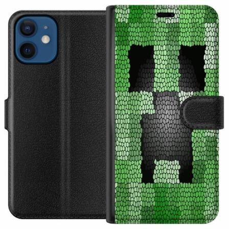 Apple Iphone 12 Plånboksfodral Creeper / Minecraft