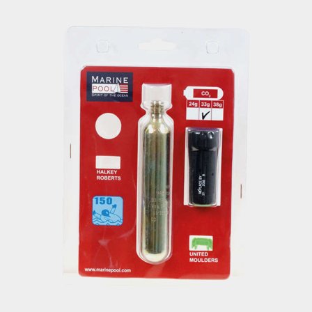 Kit de recarga para chaleco salvavidas inflable Marinepool, United Moulders (UML) + cartucho de CO2 60 gramos