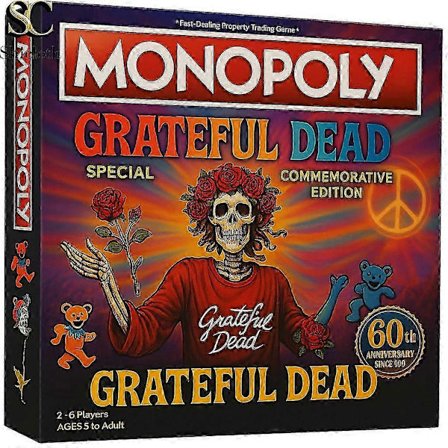 The King of Rock Roll 90-års jubilæum Monopoly brætspil samlerudgave med 8 tema designs(h)