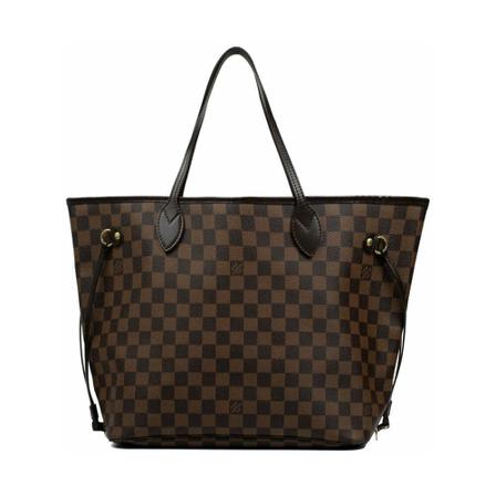 Louis Vuitton Vintage Pre-owned Tas Neverfull MM , Bruin , Dames , Maat: ONE Size Vintage Tassen