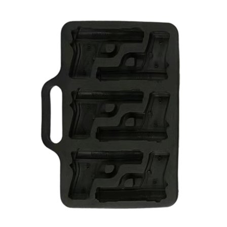 Innovativ ismaskine fleksible isterningforme pistol/snegleform silikone isterningbakke silikone isterningmaskine til is