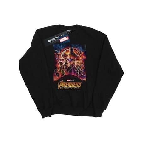 Marvel Dam/Kvinnor Avengers Infinity War Poster Sweatshirt L
