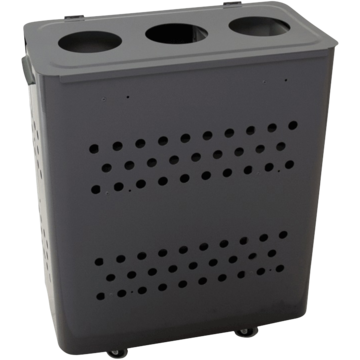 Hykab Patrik Avfallsdunk grå