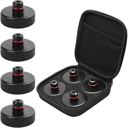 4-pack domkraftspuckar för Tesla Model 3/S/X/Y, robust adapter med förvaringsväska, tillbehör