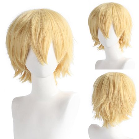 Peruukki Anime Miesten Cosplay Lyhyt Peruukki 30CM (KR157)