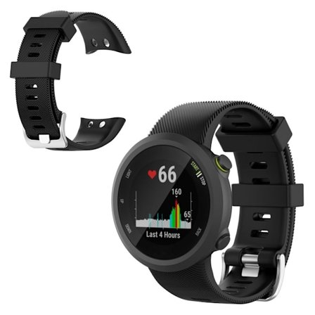 Garmin Forerunner 45 / 45S klockarmband i silikon - Svart