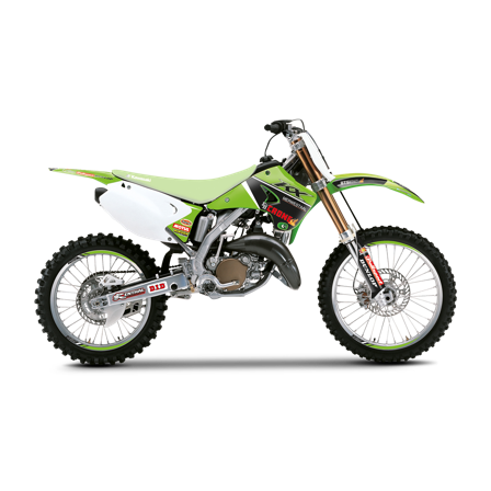 Kit Adesivi Blackbird Replica Kawasaki F&H 22 - Kawasaki KX 250F 2017-2021