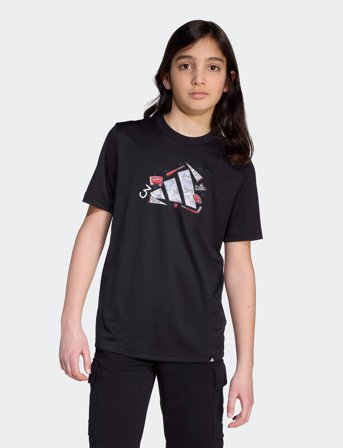 adidas Sportswear J Camo Train T - Black - 176