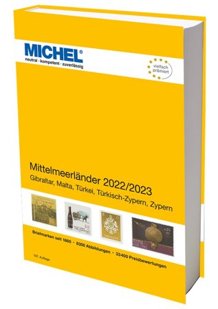 MICHEL - Middelhavslandene 2022/2023 - Frimærkekatalog