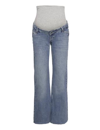 Mlblaise Wideleg Jeans Farkut Sininen Mamalicious