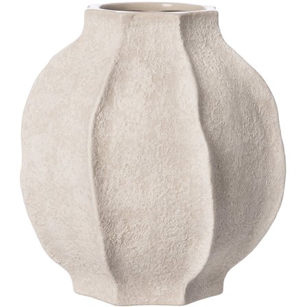 Ernst Vase stentøj 24 cm, naturhvidt | KitchenOne