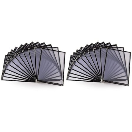 20-pack Menyomslag - Ensidig, 2 Vyer, Passar 8,5x11 Tums Papper - Restaurangmenyomslag