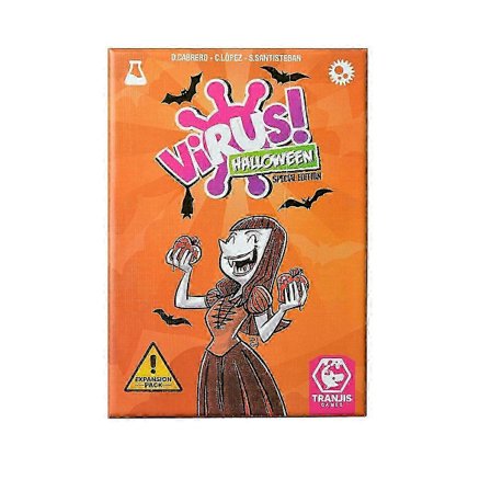 Game Factory Virus brætspil, Virus! Roll & Write udvidelse, Virus Halloween kortspil, Virus 2 Evolution familiespil