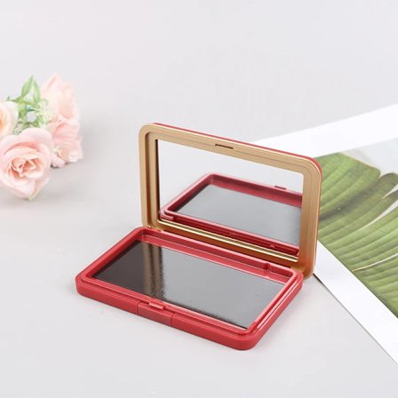 1 stk. Matt Svart Tom Magnetisk Sminkepalett Øyenskygge Rouge DIY Skjønnhet Sminkeboks Glitter Sminke Dispenserings Vacia Boks