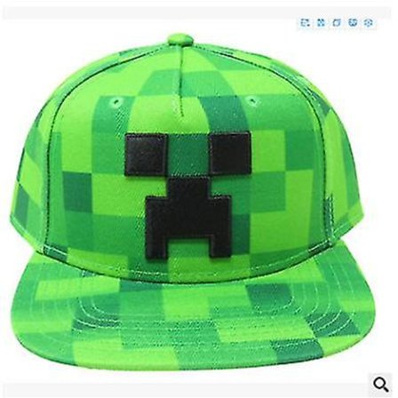 Minecraft Snapback Baseball Cap Mænd Kvinder Bomuld Baseball Cap Åndbar Solhat
