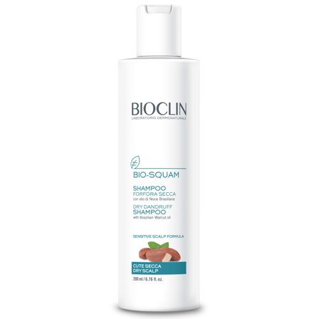 BIOCLIN Cura dei Capelli Bio-Squam Shampoo Forfora Secca 200ml - Shampoo Antiforfora