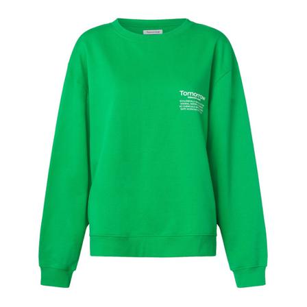 Tomorrow TD Essential O-neck Sweat Grøn, Dame Sweatshirts