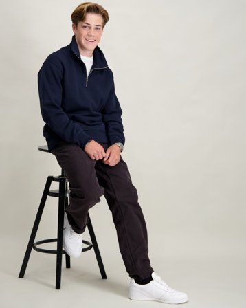 RYVLS Everyday Half Zip Bleu Pulls Garçon - Kids Brand Store