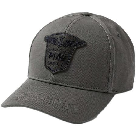 PME Legend, Cap twill with badge tarmac Bruin, Heren, Maat:ONE Size